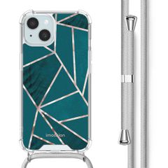 imoshion Coque Design avec cordon iPhone 15 - Petrol Green Graphic