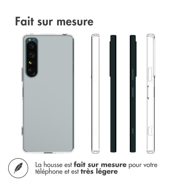 Accezz Coque Clear Sony Xperia 1 IV - Transparent