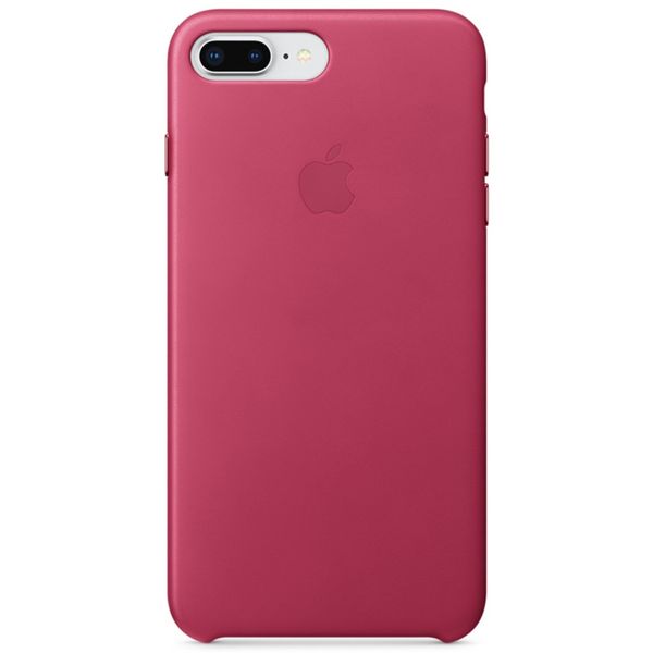 Apple Coque Leather iPhone 8 Plus / 7 Plus - Pink Fuchsia