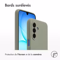 Accezz Coque Liquid Silicone Samsung Galaxy A17 - Cooper Green