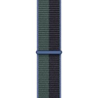 Apple Bracelet Sport Loop Apple Watch Series 1 t/m 11 / SE / Ultra (44/45/46/49 mm) - Midnight Green