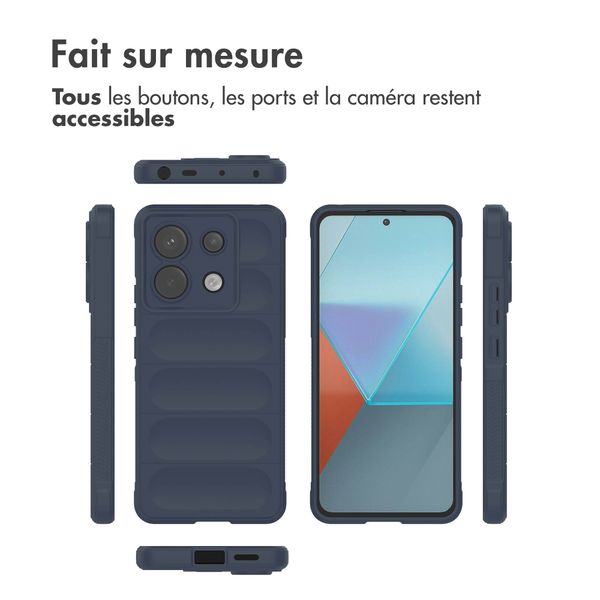 imoshion Coque arrière EasyGrip Xiaomi Redmi Note 13 Pro (5G) - Bleu foncé