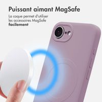 imoshion Coque Couleur avec MagSafe Apple iPhone 16e - Violet