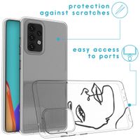 imoshion Coque Design Samsung Galaxy A52(s) (5G/4G) - Visage abstrait