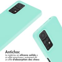 imoshion Coque en silicone avec cordon Xiaomi Redmi Note 11 Pro - Vert menthe