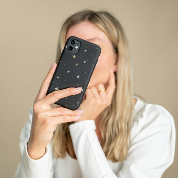 imoshion Coque Design Apple iPhone 5 / 5s / SE - Etoiles / Noir