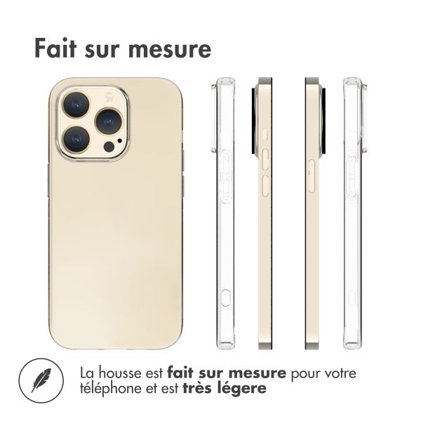 Accezz Coque Clear Apple iPhone 15 Pro - Transparent