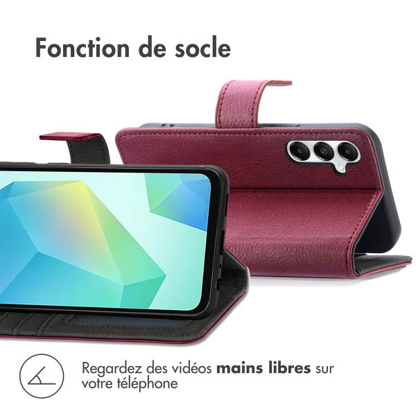 imoshion Étui de téléphone portefeuille Luxe Samsung Galaxy A16 5G - Bordeaux