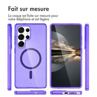 imoshion Coque Pailletée avec MagSafe Samsung Galaxy S25 Ultra - Paillettes Violet