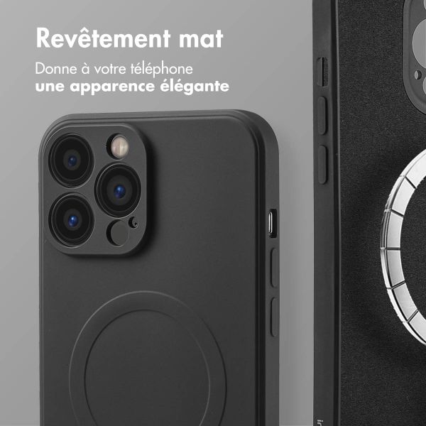 imoshion Coque Couleur avec MagSafe iPhone 13 Pro Max - Noir