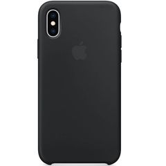 Apple Coque en silicone Apple iPhone Xs / X - Noir