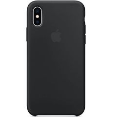 Apple Coque en silicone iPhone Xs / X - Noir