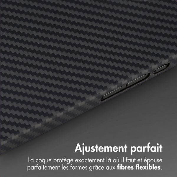 Accezz Coque Kevlar® MagSafe Apple iPhone 17e / 16e - Noir