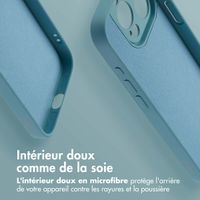 imoshion Coque Couleur avec MagSafe Apple iPhone 15 Pro Max - Smoke Green