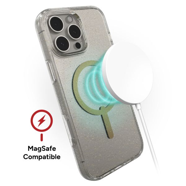 ZAGG Coque Milan Snap avec MagSafe iPhone 16 Pro Max - Gold Glitter