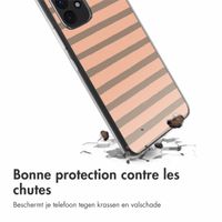 imoshion Coque Design Samsung Galaxy A53 - Striped peach reverse