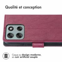 imoshion Étui de télephone portefeuille Motorola Moto G86 Power - Marron
