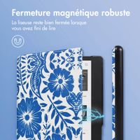 imoshion Design Slim Hard Case Sleepcover Kobo Elipsa 2E - Flower Tile