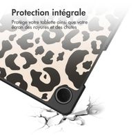 imoshion Coque tablette Design Trifold Samsung Galaxy Tab A11 / A9 8.7 pouces - Leopard
