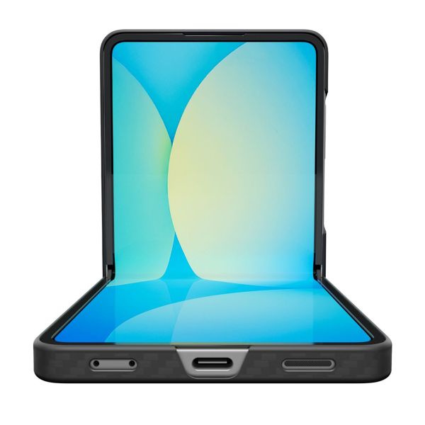 Spigen Coque AirSkin Samsung Galaxy Z Flip 7 - Aramid Black