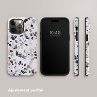 Selencia Coque arrière Vivid Apple iPhone 14 Pro Max - Chic Terazzo