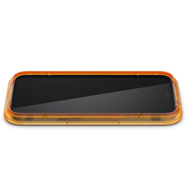 Spigen Protection d'écran en verre trempé GLAStR Fit 2 Paquets + Applicator Apple iPhone 14 Pro Max