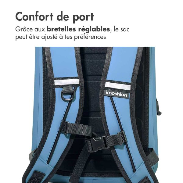 imoshion Sac à dos Hermétique et Étanche 10L - Petit - Bleu doux