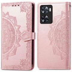 imoshion Etui de télephone Mandala Oppo A57(s) - Rose Doré