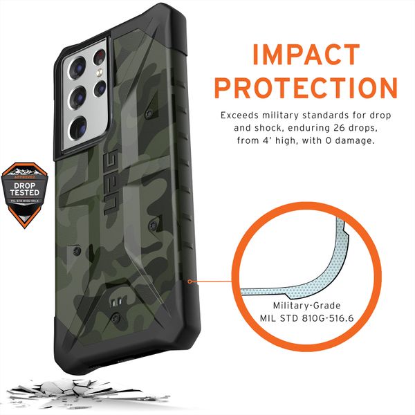 UAG Coque Pathfinder Samsung Galaxy S21 Ultra - Forest Camo