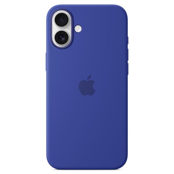 Apple Coque en silicone MagSafe iPhone 16 Plus - Ultramarine