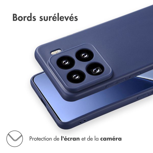 imoshion Coque Couleur Xiaomi 15 Pro - Bleu foncé