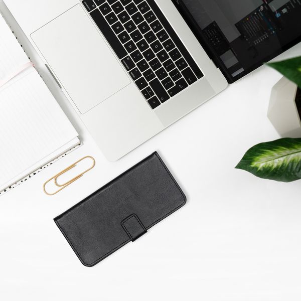 imoshion Étui de télephone portefeuille de luxe Samsung Galaxy A41 - Noir