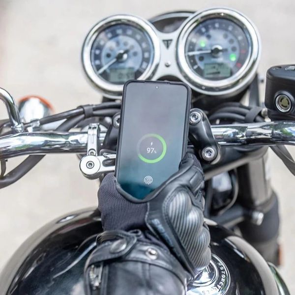 SP Connect Charging Anti Vibration Module SPC+ pour Moto- Chrome