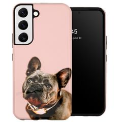 Concevez votre propre coque Tough Samsung Galaxy S22 - Blanc