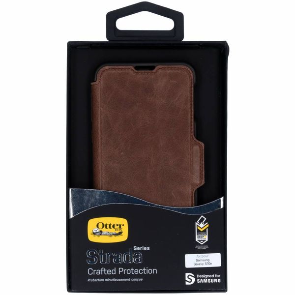 OtterBox Étui de téléphone Strada Samsung Galaxy S10e - Brun