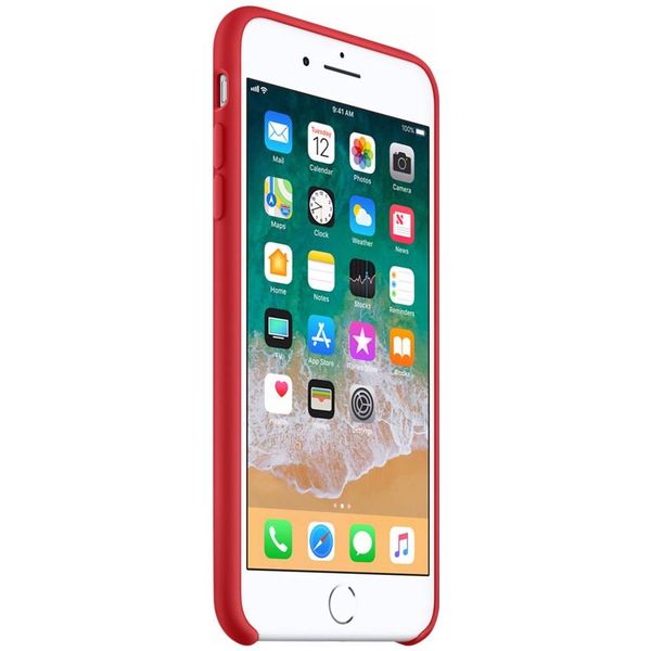 Apple Coque en silicone Apple iPhone 8 Plus / 7 Plus - Rouge
