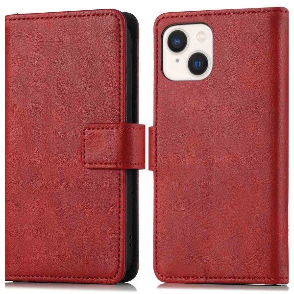 imoshion Étui de téléphone portefeuille Luxe iPhone 14 - Rouge