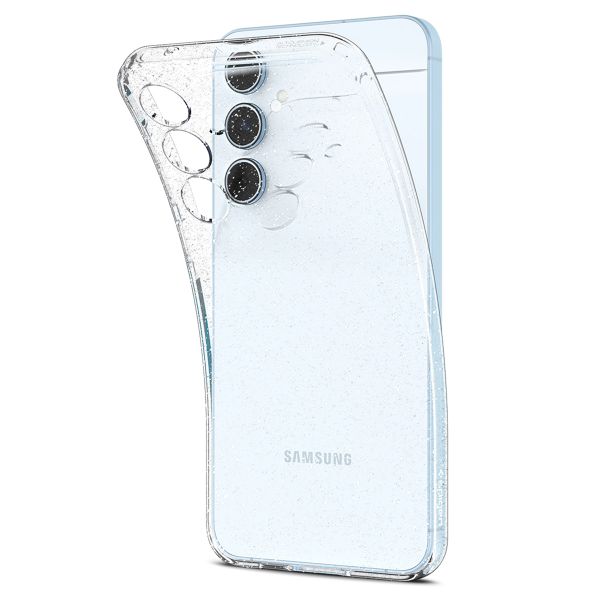 Spigen Coque Liquid Crystal Samsung Galaxy A55 - Glitter Crystal Quartz