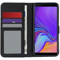 imoshion Étui de télephone portefeuille de luxe Samsung Galaxy A7 (2018) - Noir