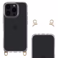 Selencia Coque arrière avec crochets amovibles Apple iPhone 16 Pro - Transparent