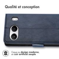 imoshion Étui de téléphone portefeuille Luxe OnePlus Nord 4 - Bleu foncé