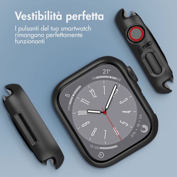 imoshion Coque rigide à couverture complète Apple Watch 1 / 2 / 3 - 42 mm - Noir