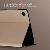 Selencia Coque tablette Riva Samsung Galaxy Tab A11 Plus - Beige