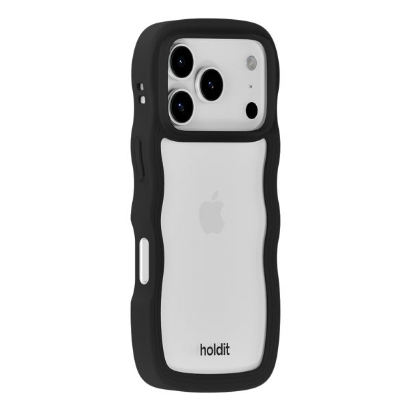 Holdit Coque Wavy Apple iPhone 17 Pro Max - Black / Transparent