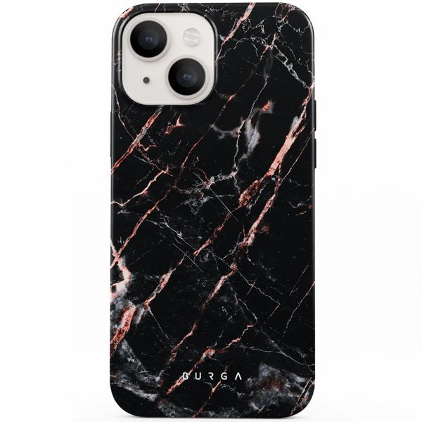 Burga Coque arrière Tough iPhone 14 Plus - Rose Gold Marble