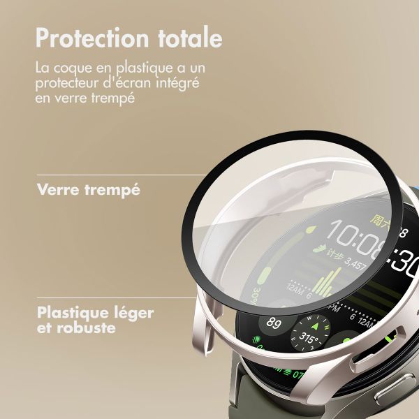 imoshion Coque rigide à couverture complète Samsung Galaxy Watch 7 - 40 mm - Starlight