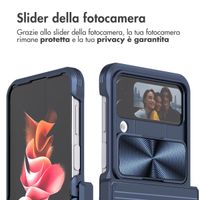 imoshion Coque arrière Camslider Samsung Galaxy Z Flip 4 - Bleu foncé