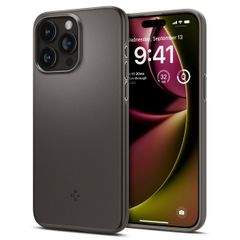 Spigen Coque Thin Fit iPhone 15 Pro - Gunmetal