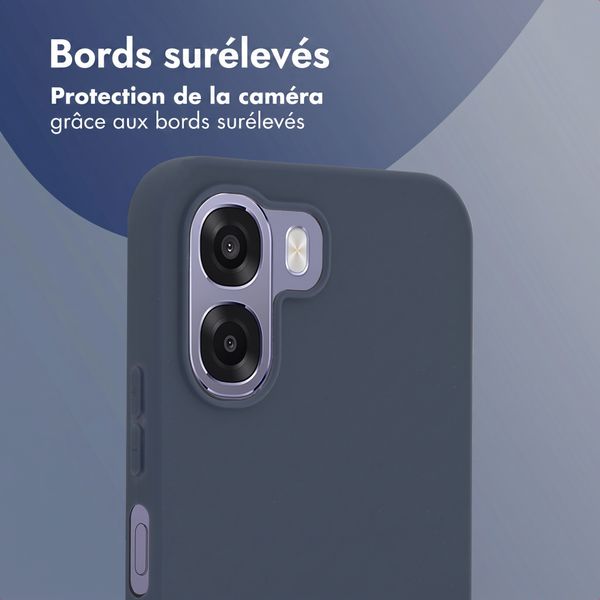 imoshion Coque Couleur Oppo A6x (4G/5G) - Bleu foncé