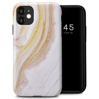 Selencia Coque arrière Vivid Apple iPhone 11 - Chic Marble Gold